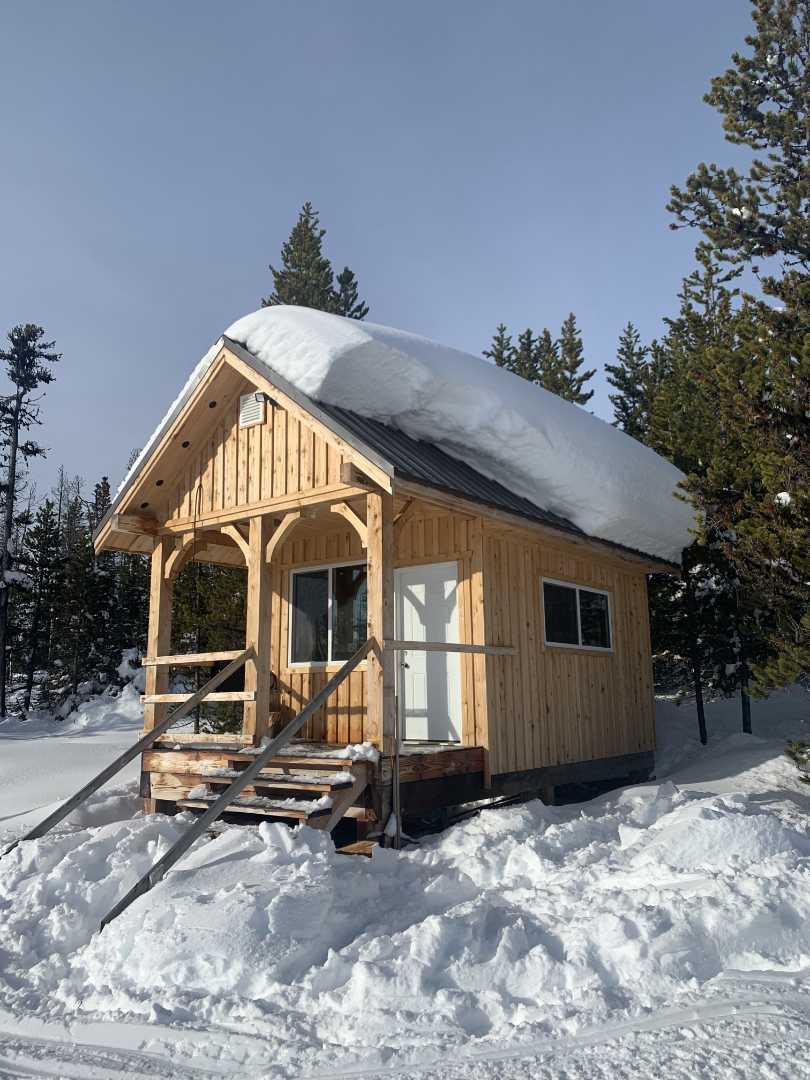New Cross Country Ski Warming Cabin at Tweedsmuir Ski Club