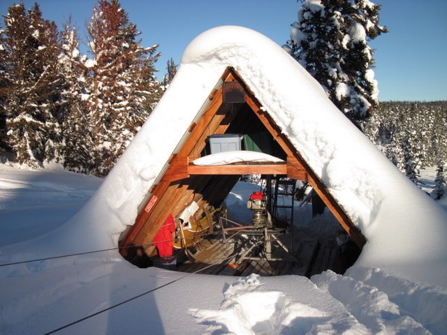 The Tow Shack at Tweedsmuir Ski Club park